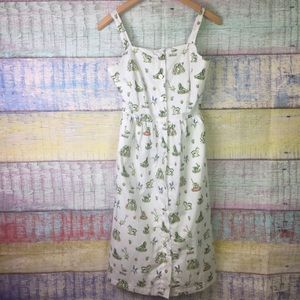 Sarah Patrick Dress Newport Topiary Gardens Print